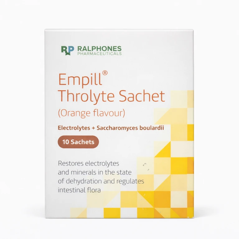 Empill Throlyte Oral Rehydration Salts (ORS) Orange Sachet